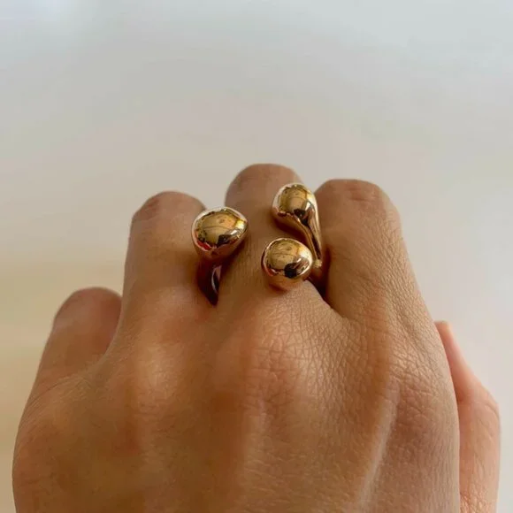 monicacastiglioni リング Bronze Monica Castiglioni Pistilli 08 Bronze Ring – OK the store